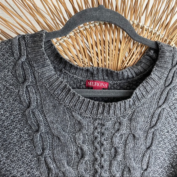 Knit grey sweater - Picture 2 of 6